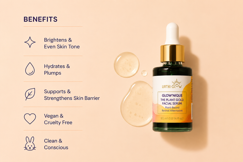 Glownique- The Plant Gold Facial Serum