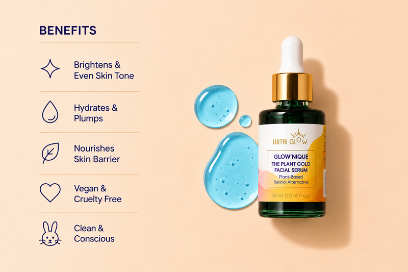 Glownique- The Plant Gold Facial Serum